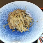 瀬戸内味覚処 芸州 本店 - ジャージャー麺風もやし炒め
