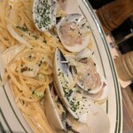 カルパッチョ - アーリオオイルをクリームパスタにリクエストさせて頂きましたが