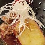 焼肉割烹 たか松 - 椀物　牛すじの出汁で煮込んださつま芋