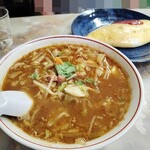 銀水食堂 - オムライスと味噌ラーメン