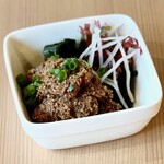 天ぷらとワイン 小島 - 冷菜　胡麻カンパチ