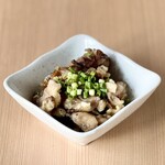 天ぷらとワイン 小島 - 鶏ハラミ焼き