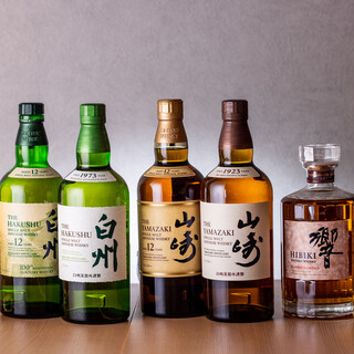 レアな地酒も揃う！飲み比べもできる地酒やウイスキーをご用意