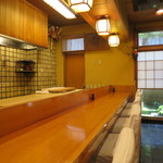 日本料理 銭屋 - カウンター席