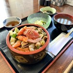 和の粋 - 和の粋丼　海鮮ばくだん　1100円