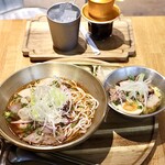 ベトナムデリ珈琲 - ブンボー＋チャーシューご飯＋ベトナム珈琲