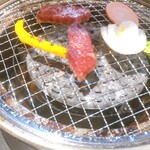 焼肉 ポプラ - 先ずは野菜から