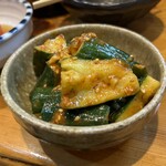 重蔵 - たたき胡瓜（400円）