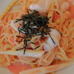 エルマール - イカと筍と明太子パスタ（真上）