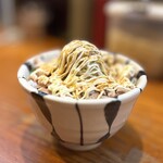 ラーメン 末廣家 - チャーシュー卵飯