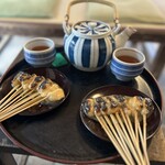 あぶり餅 本家 根元 かざりや - 