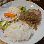 キッチン ブルー グローブ - 追加でワンプレート