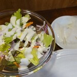 キッチン ブルー グローブ - サラダ、お新語のアップ