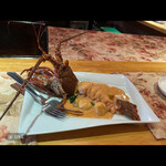 ステーキ・海鮮　リヤン・ド・ファミーユ - 活伊勢海老のアメリケーヌソース風仕立て