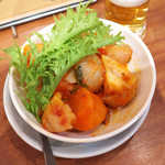 Madeni - 豚肉と野菜のトマト煮込み（￥432）。根菜の食感と、豚肉のコク