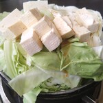 玉山支所前食堂 - ホルモン鍋（アップ）