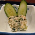 信州長屋酒場 - 野沢菜ワサビ積