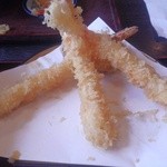 手打道場 高砂 - 海老の天ぷら