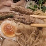 おとなの塩soba  - ■アスパラ肉巻き
