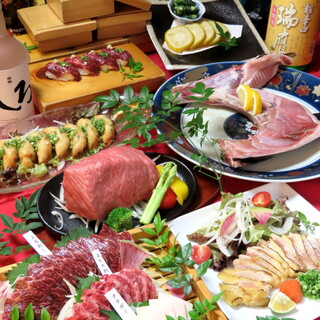 飲み放題が嬉しい海鮮＆お肉のコース