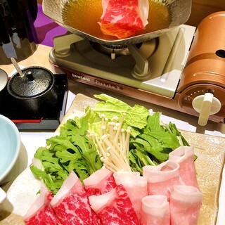 ご好評をいただいております！たま笹“だしすきしゃぶコース”