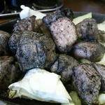 九州炎 - 日向鶏の炭焼きアップ。