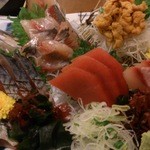 くろしお - さしみ五種盛り