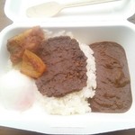 もうやんカレー 大忍具 - ドライ＆カレーソース(温玉付き)900円