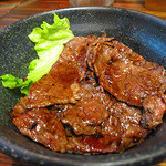 さん源醤 - セットの牛ハラミ丼