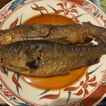 料理屋 なすび 新富町店 - 子持ち鮎の甘露煮