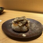 炭火割烹 麻布龍土町 - 月見トリュフ