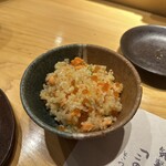 炭火割烹 麻布龍土町 - 鮭といくらの土鍋ご飯