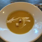 ダンデライオン - かぼちゃのスープ。舌触りが良いんです。