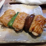 鳥てる - 葱巻きをひっくり返すと