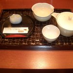 なつめ - 玉露と11月の生菓子「初霜」
