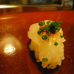 富美寿司 - チリ酢と河豚です。