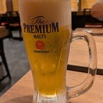 お肉屋さんのひとり焼肉 DAIRIKI - ビール