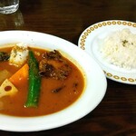 サムズカリー - 上にて。