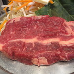 肉屋の正直な食堂 - ステーキ　セルフ焼き　ごはんお替りは2013で終了