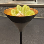 西麻布 焼肉 X - ジェラートに季節のシャインマスカット