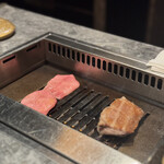 西麻布 焼肉 X - タンの3種