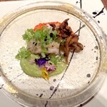 祇園ろか - 甘鯛のうろこ焼き、ソースがすごい