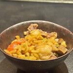 西麻布 焼肉 X - 牛テールパエリア