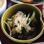 コモチヅキ - 切り干し大根とカニカマの塩こんぶ和え
