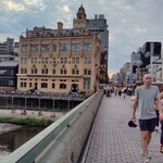 東華菜館 本店 - 鴨川沿いの昔からある建物。川床です！