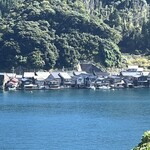 レストラン 舟屋 - 駐車場からの舟屋遠景