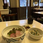 お食事処 南星 - 刺身　白和え