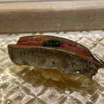 鮨 なんば 日比谷 - 秋刀魚　握り