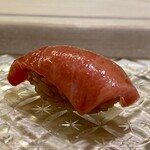 鮨 なんば 日比谷 - 鮪トロ　握り