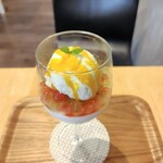 朱の香 - 杏仁豆腐パフェ